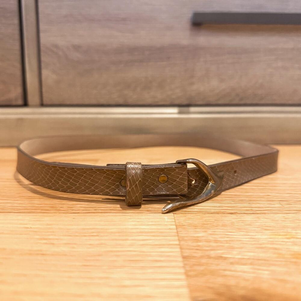 Vintage genuine snake skin soft